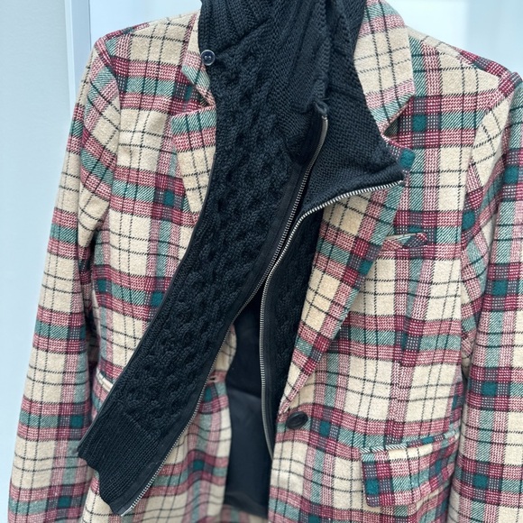 Vici Good Things Pocket Plaid Blazer (removable knit lining) NWOT - Picture 12 of 14